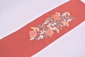 ラミエール　シルフィル　千草織　刺繍半衿NO909