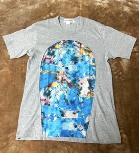 (試着のみ未使用)コムデギャルソンオム　Tシャツ グレー　Sサイズ