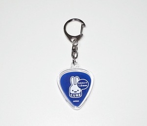  new goods unused goods cue nCUNE guitar pick key holder Teardrop type cell Lloyd 1.0mm blue ...