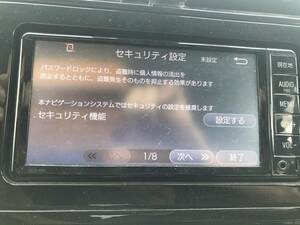 美品トヨタ 純正 NSCD-W66 メモリーナビ (ワンセグ/CD/Bluetooth/SD/動作確認済　本体のみ