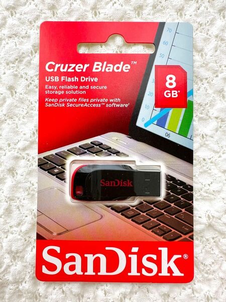 サンディスク/SanDisk USB Flash Drive フラッシュメモリ 8GB 新品未開封