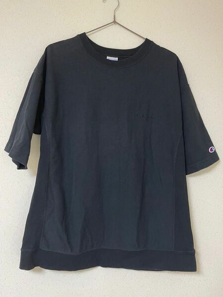 チャンピオン　リバースウェーブ　Tシャツ　リブ　champion