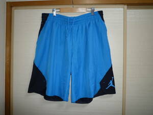  Nike Jordan shorts blue × black XXL size 