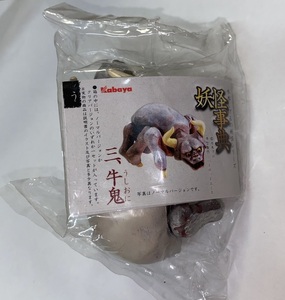 単品◇kabaya 食玩 水木しげるの妖怪シリーズ 妖怪事典 三.牛鬼 通常彩色版 2002年当時もの レトロ