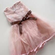 新品 90㎝ お花のドレス ピンク 女の子 ベビー フォーマル_画像3
