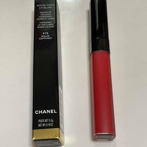 * unopened unused goods * Chanel rouge here lip brush 418 rouge cap ti Van ( lip & cheeks color )