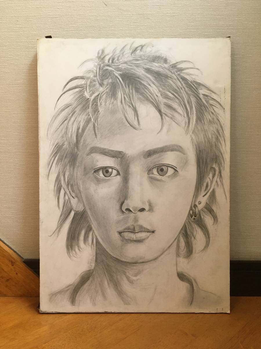 ☆Dibujo a lápiz Dibujo de diseño de cabello 54cm x 38cm Envío gratis, obra de arte, cuadro, retrato