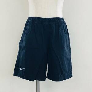 AS0055 NIKE ナイキ レディース パンツ ハーフパンツ スポーツ M ブラック 黒 無地 綿100% カジュアル 休日 かっこいい