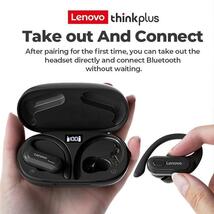 新品　Lenovo　thinkplus　ワイヤレスイヤホン　ブラック_画像4