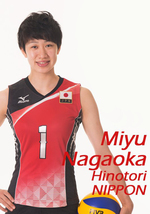 ★火の鳥nippon 全日本女子バレーボール 長岡望悠 選手 レプリカユニフォームTシャツ/久光スプリングス/女子バレー ユニフォーム/r _画像7