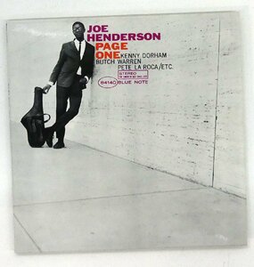 ★CD JOE HENDERSON ジョー・ヘンダーソン【PAGE ONE】USED品★