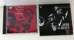 ★CD CLIFFORD BROWN クリフォード・ブラウン【WITH STRINGS】【MORE STUDY IN BROWN】2枚セット USED品★