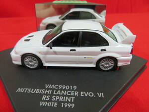 ビテス　1/43　三菱　ランサー EVO.Ⅵ RS SPRINT ホワイト 1999VITESSE ビテス　1/43　三菱　ランサー EVO.Ⅵ RS SPRINT ホワイト 1999