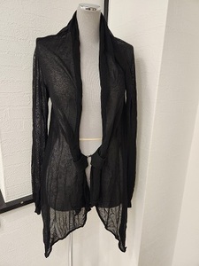  Paola Frani spring summer cardigan black [8762-10]