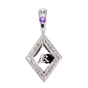  pendant top men's silver initial birthstone silver 