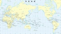 世界地図 メルカトル図法 絵画風 壁紙ポスター 特大版1043×576mm（はがせるシール式）010S1_画像1