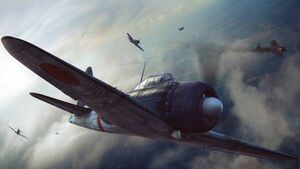 ゼロ戦 零戦22型 A6M3 零式艦上戦闘機 ミリタリー アート 壁紙ポスター 特大1023×576mm（はがせるシール式）024S1