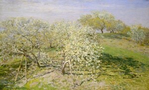 Art hand Auction [Versión a tamaño completo] Claude Monet Primavera 1864 Póster de papel tapiz del Museo Metropolitano de Arte Extra grande 957 x 576 mm Adhesivo despegable 053S1, cuadro, pintura al óleo, Naturaleza, Pintura de paisaje