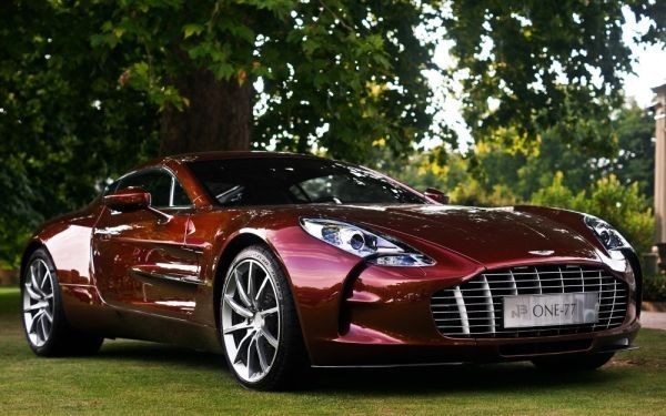 Aston Martin One-77, суперкар ограниченной серии 2012 г. (77 единиц) Обои в стиле живописи Постер Очень большой, широкий, 921 x 576 мм (тип съемной наклейки) 001W1, машина, мотоцикл, Товары автомобильной тематики, другие