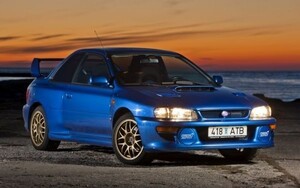  Subaru Impreza 22B-STi Version WRC97 model 1998 year 400 car limitation Rally wallpaper poster wide version 921×576mm ( is ... seal type ) 001W1