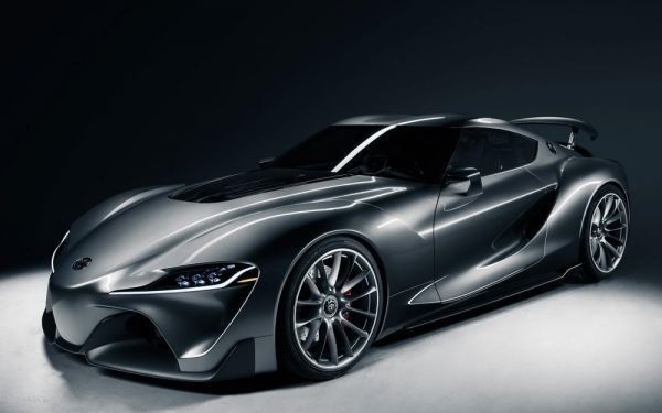 Концепт-кар Toyota FT-1 2014 года, обои TOYOTA в стиле живописи, постер, широкая версия, 921 x 576 мм (тип съемной наклейки) 001W1, Товары автомобильной тематики, По производителю автомобиля, Тойота