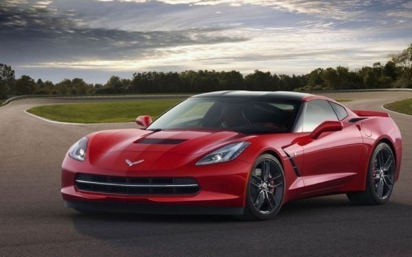 Chevrolet Corvette 7. Generation C7 Typ 2014 Tapetenposter im Lackierstil, extra große breite Version 921 x 576 mm (abziehbarer Aufklebertyp) 0013W1, Automobilbezogene Waren, Vom Autohersteller, Chevrolet