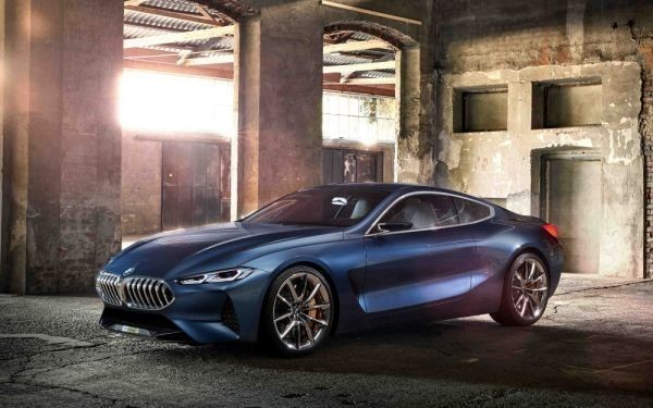 Концептуальная модель BMW 8 серии 2017, стиль окраски, обои, постер, очень большая широкая версия, 921 x 576 мм, отслаиваемая наклейка 002W1, Товары автомобильной тематики, По производителю автомобиля, BMW