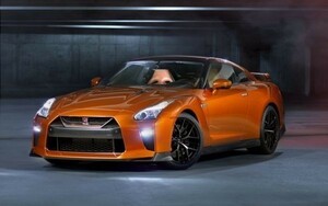 Art hand Auction Nissan GT-R R35 الطراز المتأخر 2016 ملصق ورق حائط بنمط لوحة نيسان برتقالية كبيرة جدًا إصدار عريض 921 × 576 مم (نوع ملصق قابل للنزع) 020W1, السلع المتعلقة بالسيارات, من قبل الشركة المصنعة للسيارة, نيسان