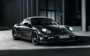 Art hand Auction Porsche Cayman S Black Edition 2011 Tapetenposter im Lackierstil, extragroße breite Version 921 x 576 mm (abziehbarer Aufklebertyp) 001W1, Automobilbezogene Waren, Vom Autohersteller, Porsche