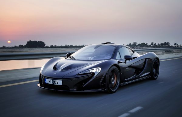McLaren P1 Black 2014 Supercar Painting-style Wallpaper Poster Extra-large Wide 921 x 576mm Peelable Sticker 002W1, car, motorcycle, Automobile related goods, others