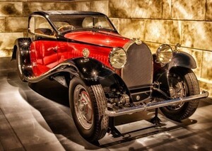 Art hand Auction ملصق حائط بنمط طلاء السيارة الكلاسيكي Bugatti 1932 كبير جدًا إصدار A1 مقاس 830 × 585 مم (نوع الملصق القابل للنزع) 001A1, سيارة, دراجة نارية, السلع المتعلقة بالسيارات, آحرون