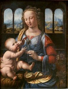  is ... Leonardo *da* vi nchi carnation. ..1480 year arte *pinakote-k wallpaper poster 585×762mm is ... seal type 007S1