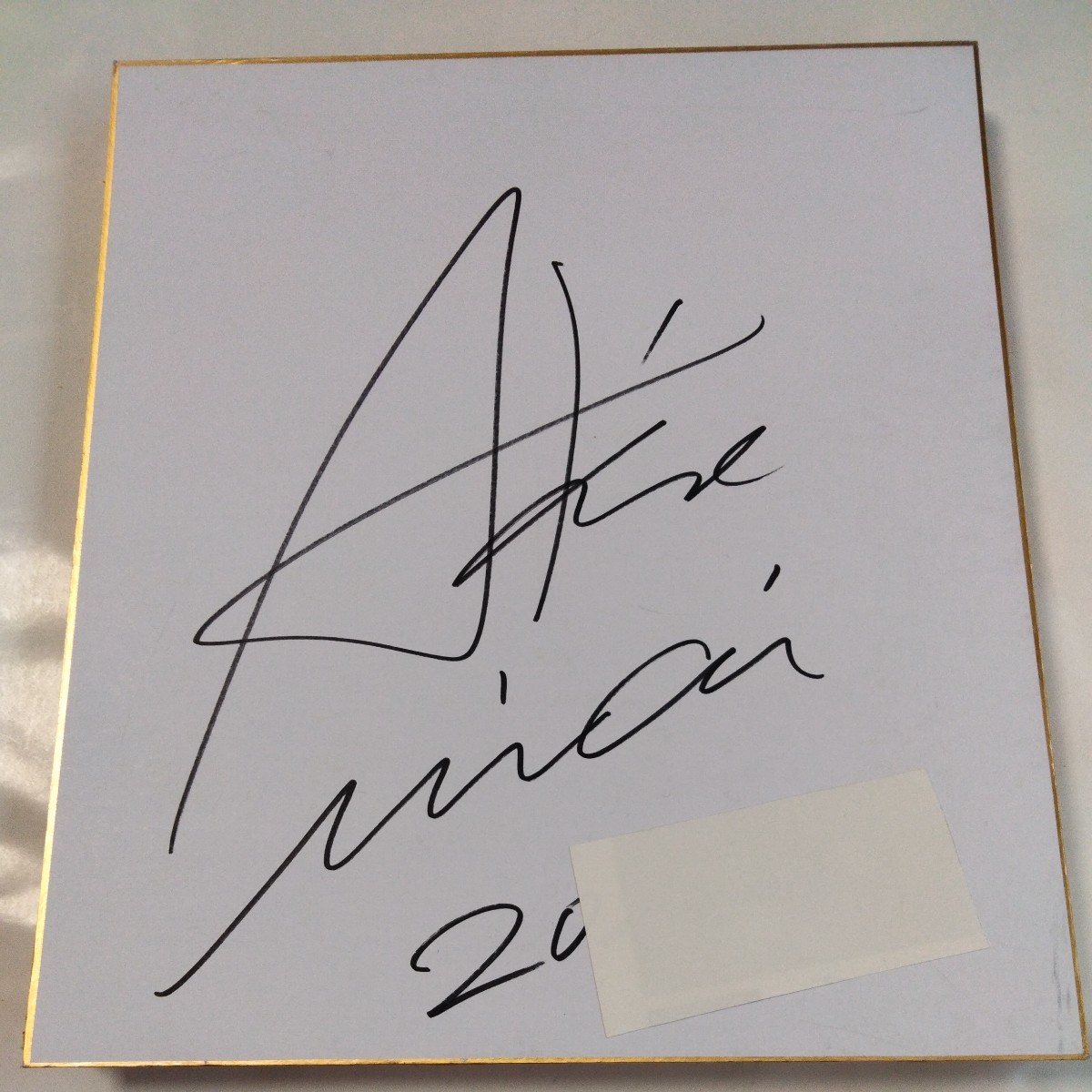 Профессиональный гольфист Акира Иваи, Цветная бумага с автографом, По виду спорта, гольф, другие
