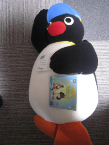 【プライズ】　「ピングーPINGU スーパーDXぬいぐるみ　郵便屋さん編」