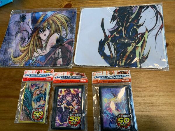 遊戯王　マウスパッド　スリーブ　ブラックマジシャンガール　カオスソルジャー　特別まとめ