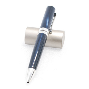 モンテグラッパ SV925使用 ツイスト式 ブルー軸 ボールペン/青インク 筆記確認済み(13398)