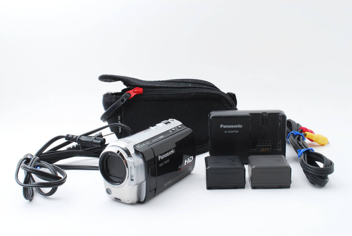 格安SALEスタート！ Panasonic HDC-TM30 ブラック デジタルハイビジョンビデオカメラ ビデオカメラ 
