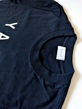 YAAH メンズL ヤア クルーネック ロゴプリント コットン 半袖Tシャツ 日本製 _画像6