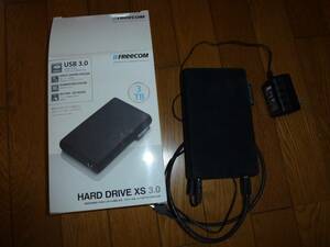 中古品　FREECOM HARD DRIVE CLASSIC 3.0 3TB　USB3.0外付けハードディスク 