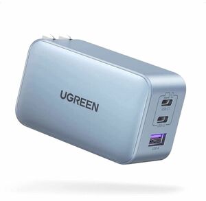 UGREEN Nexode PD 充電器 65W ブルー　新品