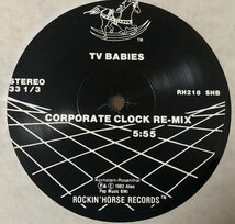 TV Babies - Jailbait / Corporate Clock (Remix) US Original盤 12インチ NY産 New Wave Rockin' Horse Records_画像2