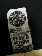 ◆PEAK'D YELLOW TED COMPANY 両面プリント　フルデコ　半袖Tシャツ サイズ36_画像9