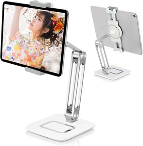 [ almost new goods ] tablet stand iPad stand smartphone stand tablet arm stand less -step angle adjustment folding type desk stand No.41