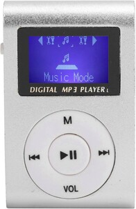 【新品】MP3、しっかりとした耐久性のあるMP3プレーヤーは、ウォーキング用のスポーツ用のハイキング用のランニング用LCD画面　(銀) no.298
