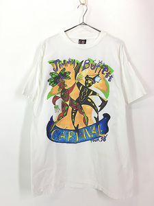 古着 90s Jimmy Buffett 「CARNIVAL」 ツアー カントリー ミュージック Tシャツ XL 古着