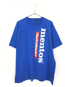 古着 80s Mentos メントス お菓子 企業 Tシャツ XL 古着