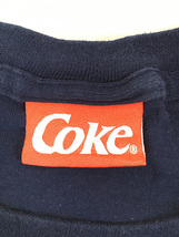 古着 90s USA製 Coca Cola コーラ ゴルフ シロクマ ドリンク 企業 Tシャツ XL 古着_画像6