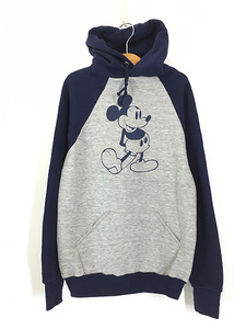  Kids old clothes 80s USA made Disney Mickey Mickey 2 tone sweat Parker XL 12 -years old . top old clothes 