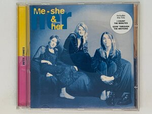 即決CD Me she and her BEST TIMES / GOIN THROUGH THE MOTIONS アルバム Y18