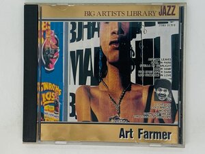 即決CD BIG ARTISTS LIBRARY JAZZ / ART FARMER / アート・ファーマー / 枯葉 パリの四月 星影のステラ マイナー・ヴァンプ X13